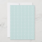 Né pour explorer Baby shower Invitation (Dos)