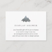 Né pour explorer les cartes de douche d'affichage (Devant)