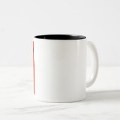 Né pour faire un tour à deux tons de café Mug (Devant droit)