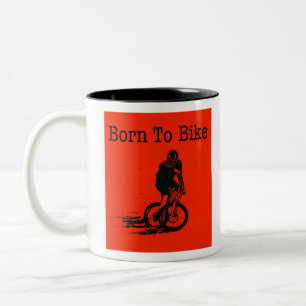 Né pour faire un tour à deux tons de café Mug