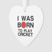 NÉ POUR JOUER AU CRICKET (devant)