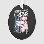 Né Pour Jouer Drumming Rock Music Band Drumme (devant)