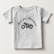 Né pour l'aventure : T-shirt à thème moto