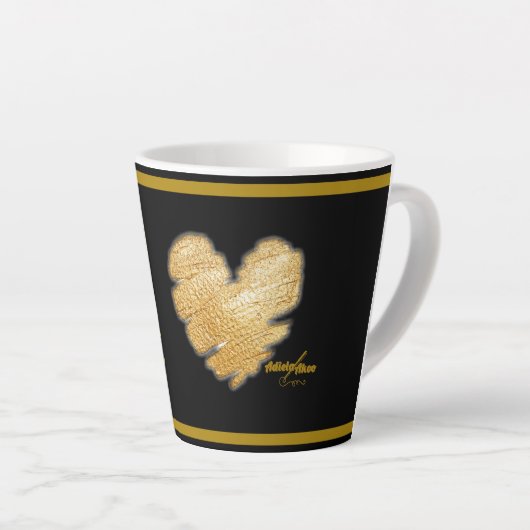 Né pour Shine Latte Mug (Angle droit)