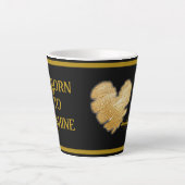 Né pour Shine Latte Mug (Devant)