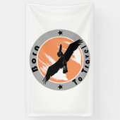 Né pour Voyage bannière (Vertical)