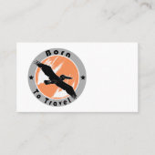 Né pour Voyage carte de visite (Devant)