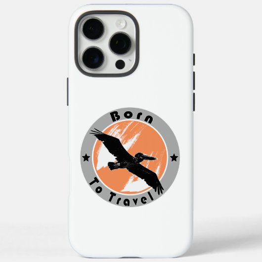 Né pour voyager Coque-Mate coque iphone (Verso)