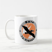Né pour voyager tasse de café (Gauche)