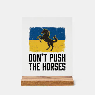 Ne Pousse Pas Le Cheval Cheval Vintage