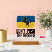 Ne Pousse Pas Le Cheval Cheval Vintage (Mariage)
