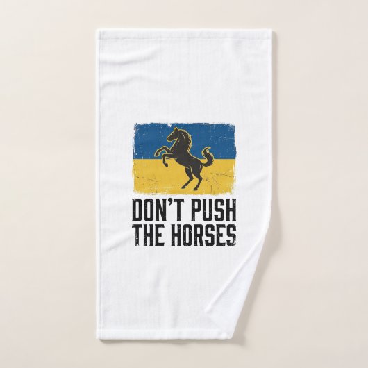 Ne Pousse Pas Le Cheval Cheval Vintage (Serviette à main)