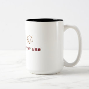 Ne poussez pas la tasse de café/thé d'ours
