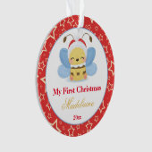 Né Premier ornement de Noël (devant)