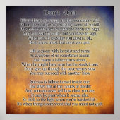 Ne quittez pas — Impression artistique ** 12 x 12 (Devant)