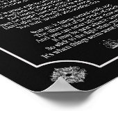 Ne quittez pas le poème — impression 8 x 10 (Coin)