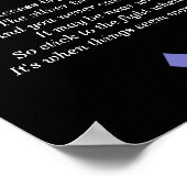 Ne quittez pas le poème - impression d'art (Coin)