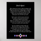 Ne quittez pas le poème - impression d'art (Devant)