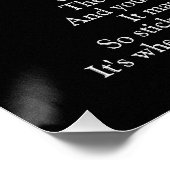 Ne quittez pas Poem 20 x 20 poster d'art (Coin)