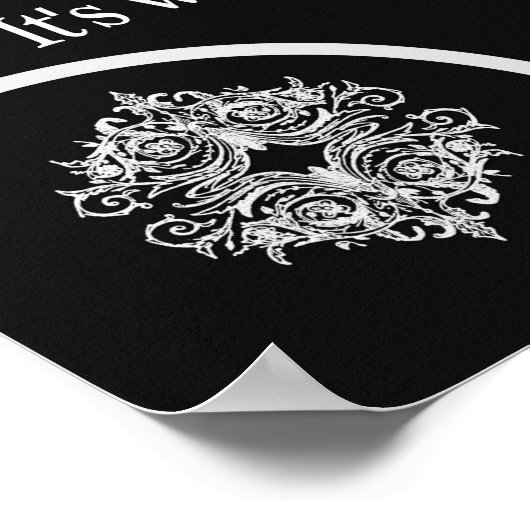 Ne quittez pas — Poster d'art (Coin)