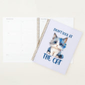 Ne regardez pas le chat - adorable chaton bleu (Devant avec enveloppe)