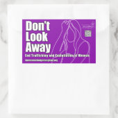 Ne regardez pas loin Sticker 4.5x2.7 (Sac)