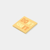 Ne renonce pas, fais-le Notes motivantes Post-it (Incliné)