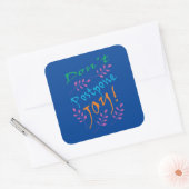 Ne reporte pas la joie Inspirational Quote Sticker (Enveloppe)