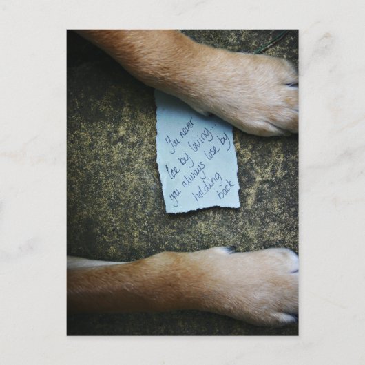 Ne retenez pas la carte postale (amour) (Devant)