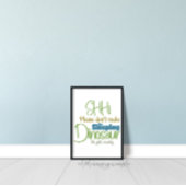 Ne réveillez pas le dinosaure endormi - Art mural 