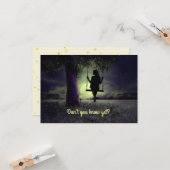 Ne sais-tu pas encore Carte de voeux (Devant/Arrière en situation)