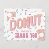 Ne sait pas comment Carte de remerciements (Devant / Derrière)