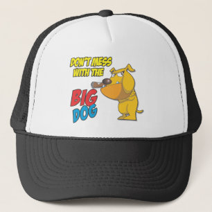 Ne salissez pas avec le grand casquette de chien