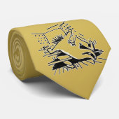 Ne salissez pas avec moi la cravate - or (Roulé)