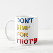 NE SIMPLE PAS POUR TOT'S ! Mug (Gauche)