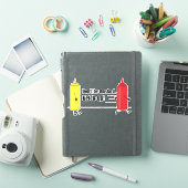 Ne sois pas moutarde ! Ketch-up ! Autocollant de p (Couverture iPad)