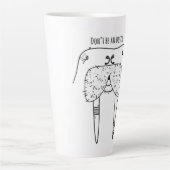 Ne sois pas un Oosik Latte Mug (Devant)
