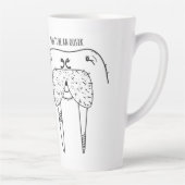 Ne sois pas un Oosik Latte Mug (Droite)