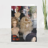 Ne sortez pas ! Carte d'anniversaire (Devant)