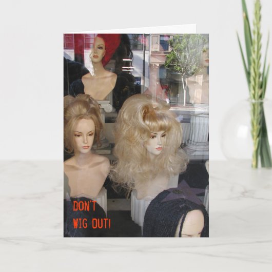 Ne sortez pas ! Carte d'anniversaire (Devant)