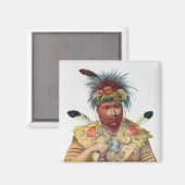 Ne-Sou-A-Quoit, Fox Chief Magneet (Voorkant / Achterkant)