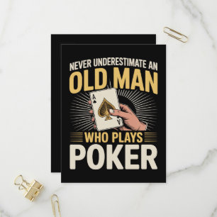 Ne sous-estimez jamais la carte de poker du vieil