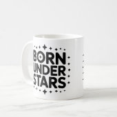 Né Sous Stars Mug - Astrologie Coffee Cup (Devant gauche)