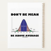 Ne soyez pas moyen d'être au-dessus de la moyenne  (Dos)