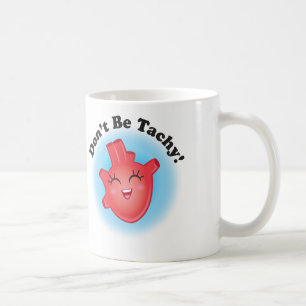 Ne soyez pas tasse de café anatomique de coeur de