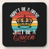 Ne soyez pas un Dessous de verre à dos de liège (Devant)