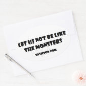 Ne soyons pas comme les Stickers Monstres (Enveloppe)