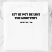 Ne soyons pas comme les Stickers Monstres (Sac)