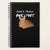 Ne stress pas Meowt - Orange Chat me stress Out (Devant)