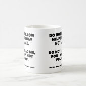 Ne Suivez Pas Ou Ne Dirigez Pas Tasse Drôle De Voy (Centre)